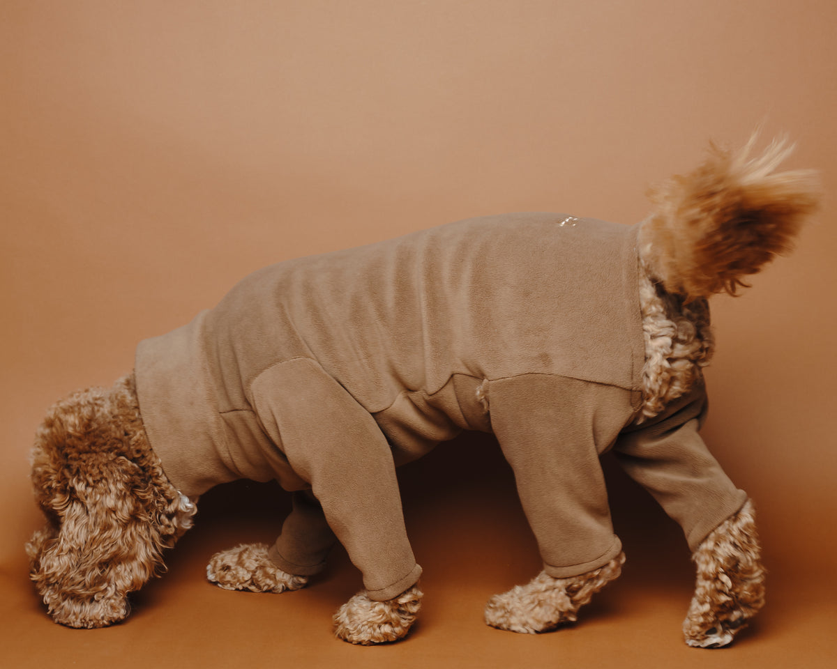 4 Leg Dog Fleece Chocolate