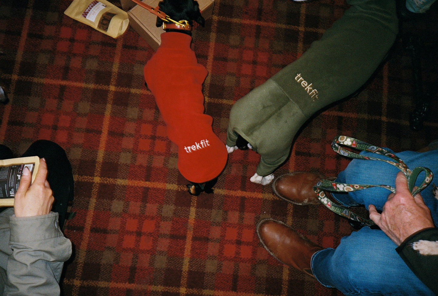 Dachshund Fleece Merlot