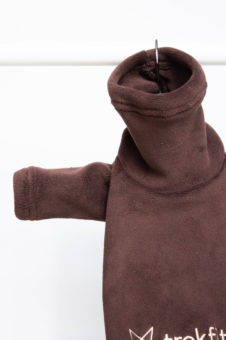 Italian Greyhound & Whippet Fleece Chocolate